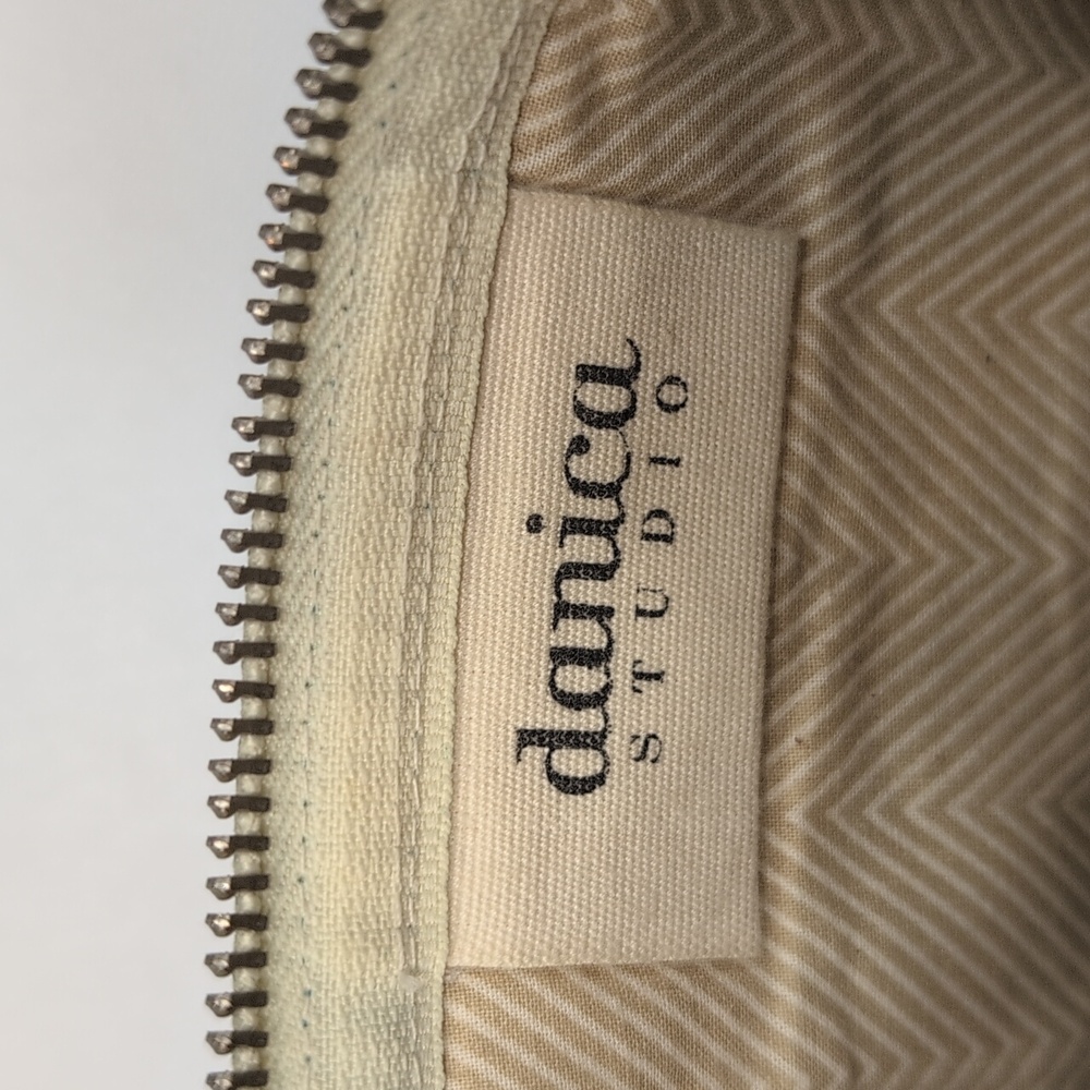 Danica Studio Llamarama large cotton canvas zipper pouch. 9.25" X 6.75" - Picture 7 of 7